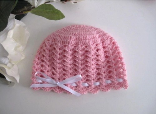 Cappellino neonata nascita - cappellino,