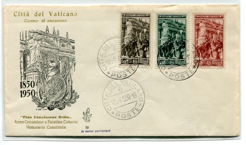 Vaticano fdc venetia 1950 - fdc,