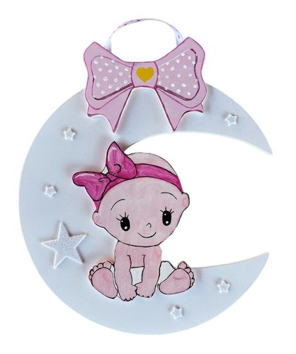 Fiocco nascita bambina - nascita.,
