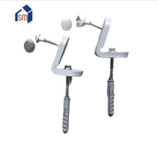 COPPIA STAFFE FISSAGGIO LATERALI X SANITARI WC BIDET FILO MURO TIPO FISCHER ITA