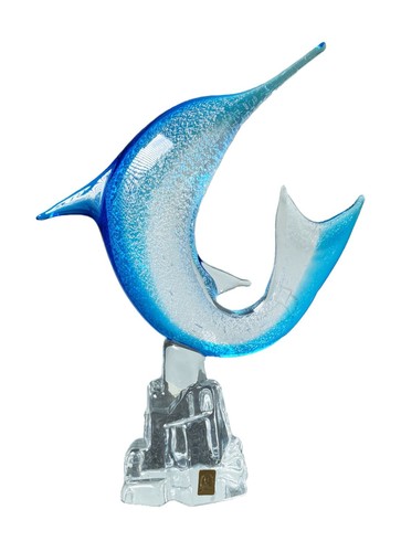 Murano dolphin sculpture oscar - dolphin,