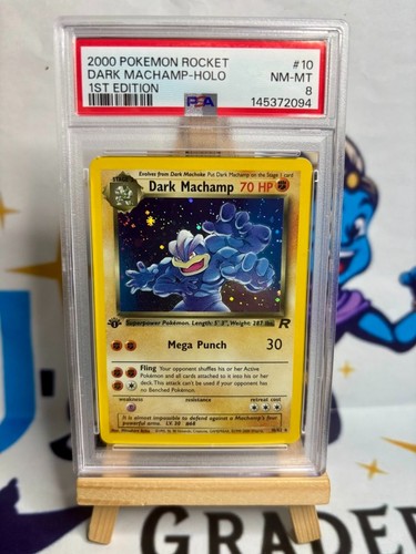 Pokemon dark machamp holo psa - machamp,