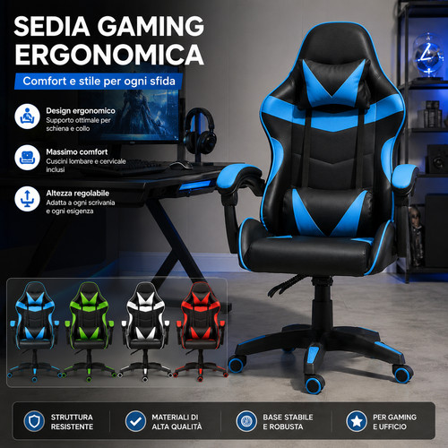 Sedia gaming girevole - gaming,