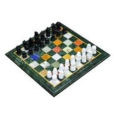 Marmo Scacchiera Con Pezzi