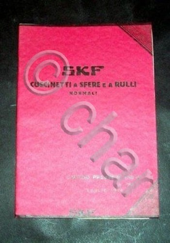 Catalogo skf cuscinetti - cuscinetti, a