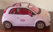 FIAT 500 Barbie cabrio bianca e rosa– Mattel anno 2008