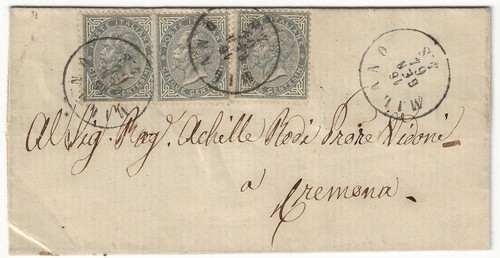 1863 regno italia striscia - 1863, d'italia
