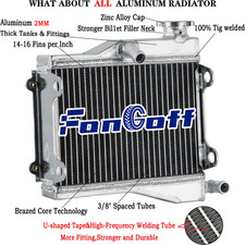 2 Rangées Radiateur AluPour