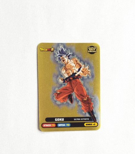 Card goku limited gold - goku, 2/10