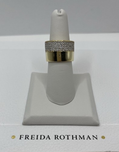 Anello freida rothman - freida, placcato