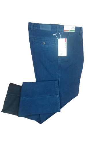 Pantalone uomo felpato jeans - pantalone,
