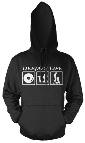 Felpa con cappuccio deejays - felpa,