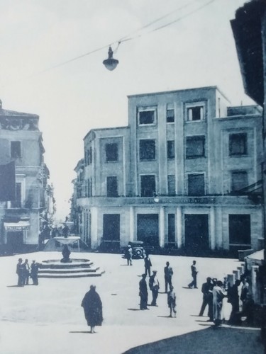 Cartolina montefiascone piazza - cartolina,