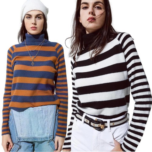 Maglione lupetto donna collo
