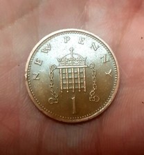 NUMISMATICA 1 New Penny Regno Unito Elizabeth II 1971 Regina Elisabetta RARA