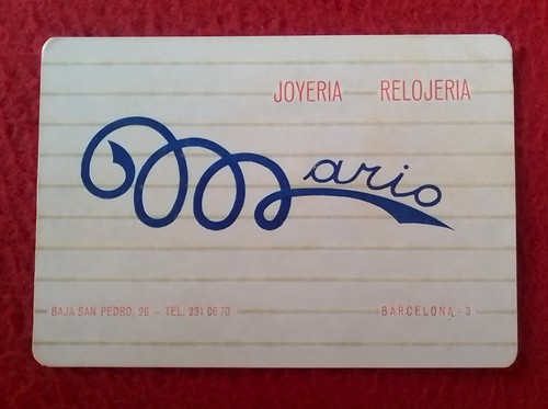 Antiguo calendario bolsillo - calendario,