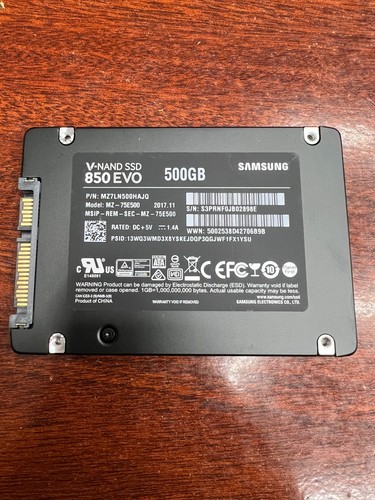 Samsung 850 evo 500gb 512gb - 850, 500gb/512gb