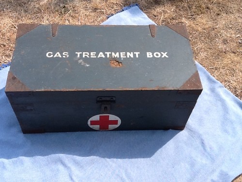 Baule militare vintage - , croce