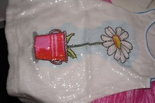 Top paillettes Monnalisa fiore