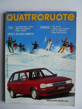 QUATTRORUOTE 338 1983 BMW 524 Turbodiesel Austin Metro 1300 Fiat Uno Gt [R8]