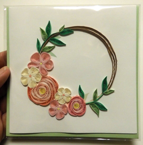 Carta papiro quilling felice - carta,