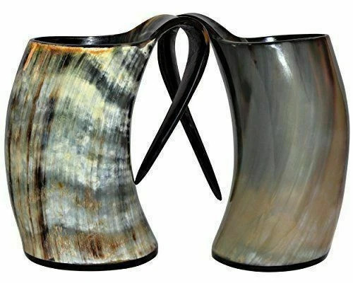 Set tazze in corno - tazze,
