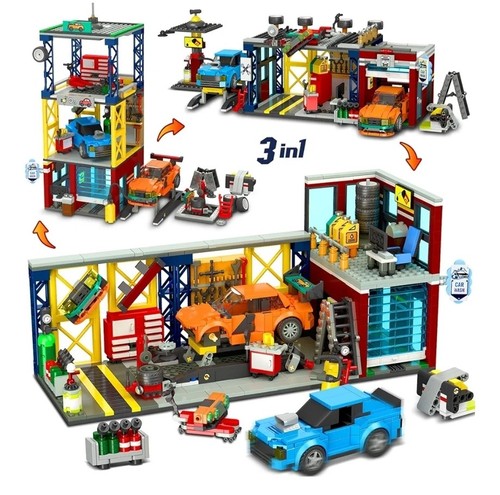 Hogokids city car garage - car,