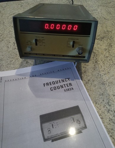 5382a frequency counter - hp,