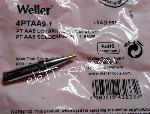 Weller punta saldante 6 - punta,