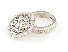 Anello Roberto Giannotti Misteri della Notte in Argento e Zirconi MIS108