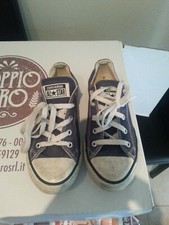 lotto 65b scarpe ginnastica bimba bambina CONVERS BLU n.33,5