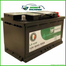 BATTERIA AUTO 80 Ah AGM - 800A