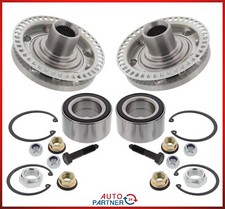 2x Mozzo Ruota 5x100 + Cuscinetto Anteriore Per Golf 3 Gti 16V VR6 Corrado 35i
