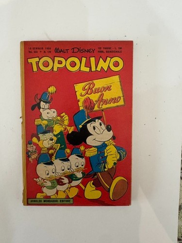 Topolino libretto 178 walt - libretto,