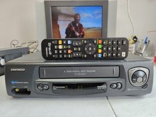 VIDEOREGISTRATORE VHS DAEWOO VQ436 TESTINE BLU DIAMOND QUALITÀ VIDEO ESTREMA!!