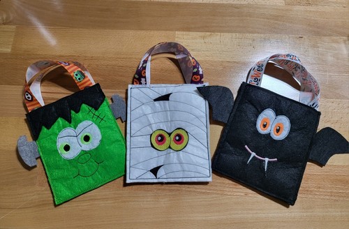 Sacchetto halloween fatto - sacchetto,