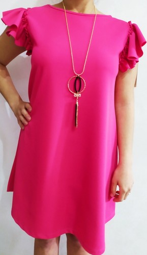 Vestito donna corto moda barby - vestito,
