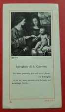 Santino Santa Caterina Holy