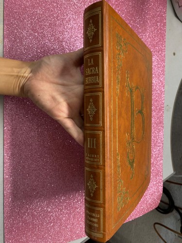 Sacra bibbia iii i - i, libri