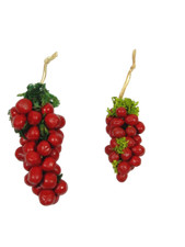 Grappolo di Pomodori in Terracotta per Pastori Alti cm20/40 Scenografia Presepe