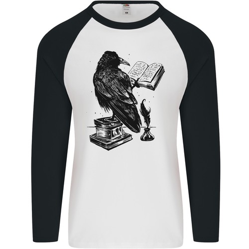Corvo che legge libro - corvo, un