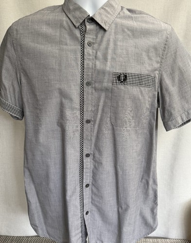 Men fred perry gray - gray, short