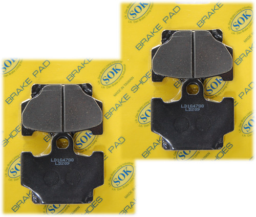 Front brake pads fit - yamaha, xj