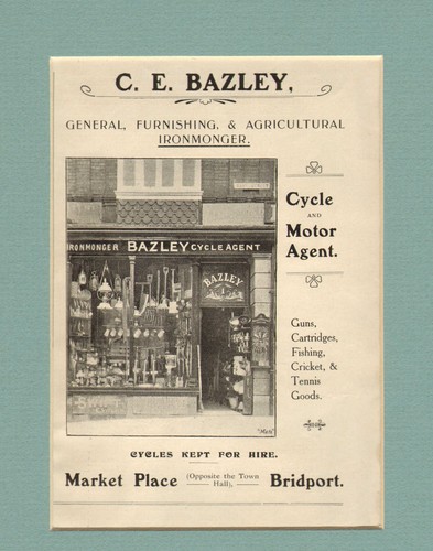 Early 1900s mounted advert - early,