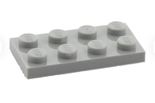 Lego plate 2x4 4x2 - plate,