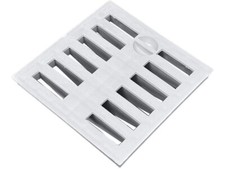 GRIGLIA SINGOLA PER POZZETTO SUPER CM 30x30 CHIUSINO TAPPO FORATO SCARICO ACQUA