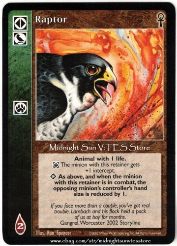 Raptor camarilla edition - raptor, v:tes