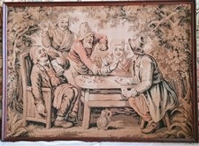 Arazzo ANTICO 800 CORNICE LANA LINO Compania Allegra gobelin quadro