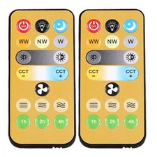 2pz Interruttori Temporizzazione 3 Velocità Telecomando per Ventilatore da Soffitto E27 Luce 1-4h4734