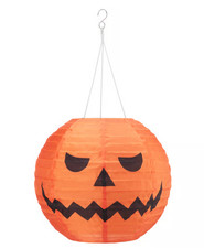 IKEA KUSTFYR LED Pendant Lamp Pumpkin Battery Operated 30cm (11 3/4 ") NEW